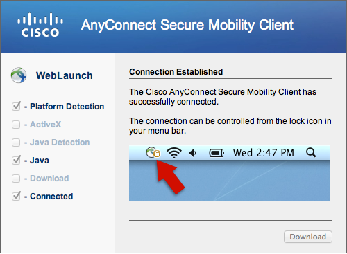 cisco anyconnect client mac